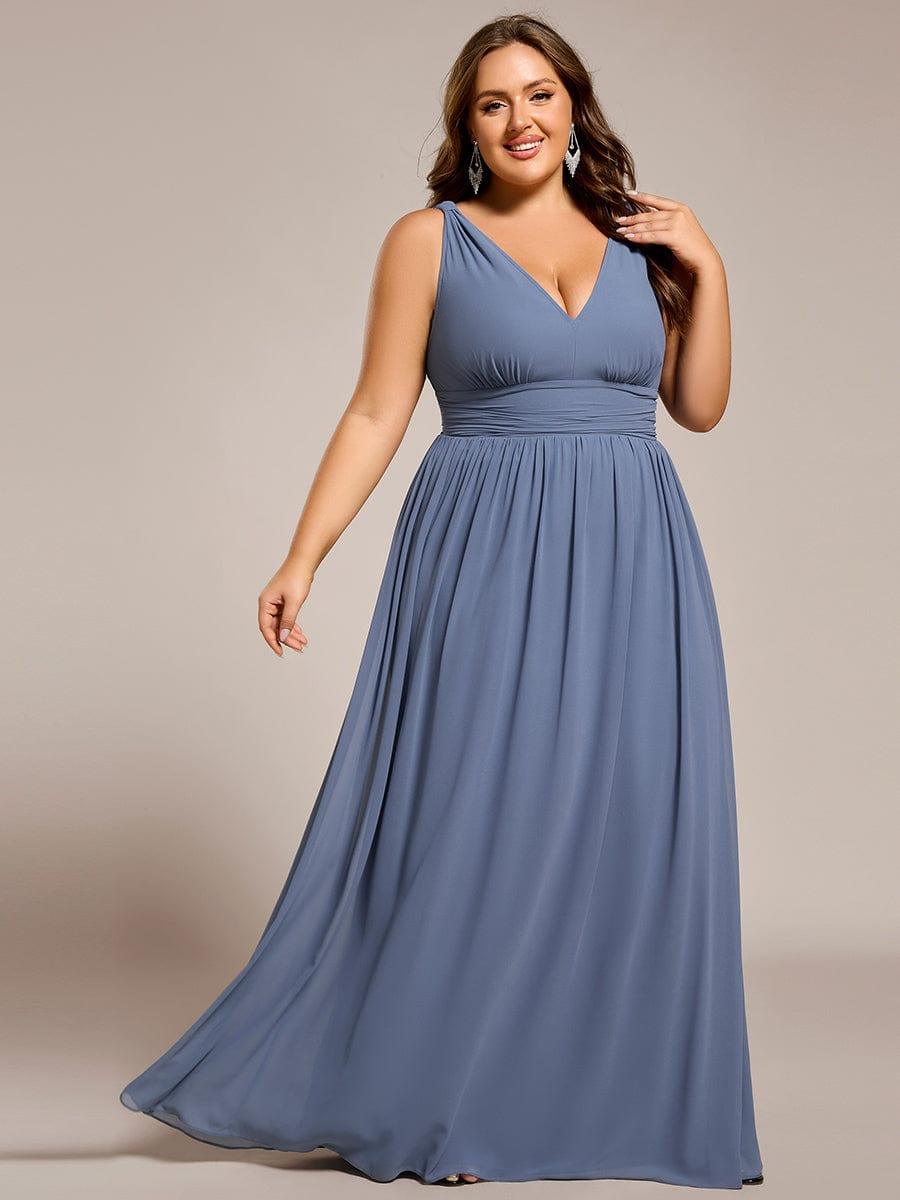 Ever-Pretty Pleated Chiffon A-Line Sleeveless Bridesmaid Dress