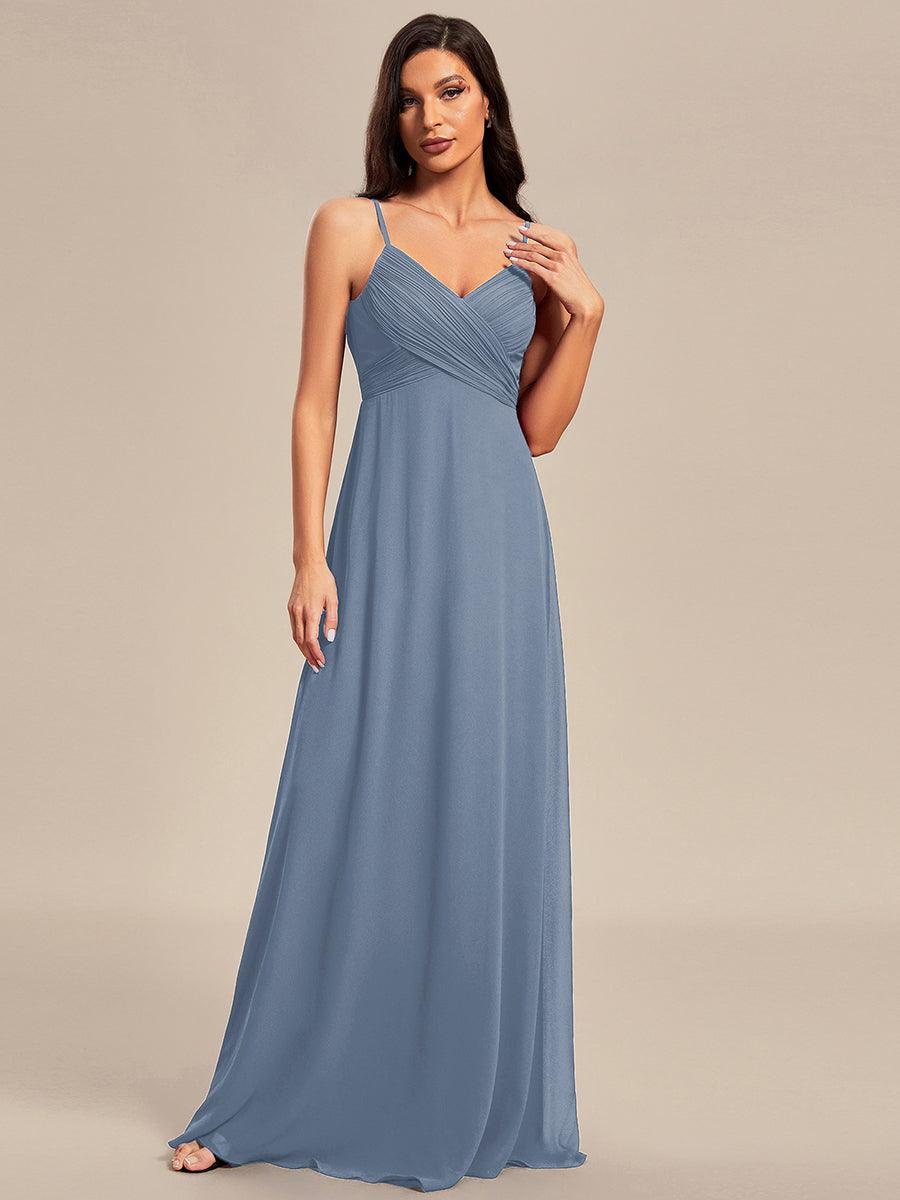 ever NOVA|Sweetheart Draped Back Maxi Bridesmaid Dress