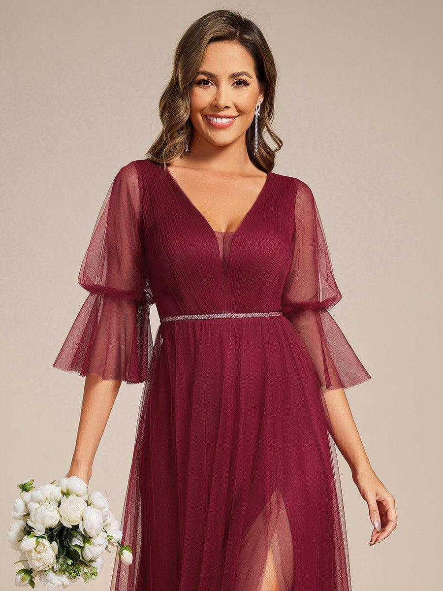 bridesmaid dresses lace long sleeve Lantern Split Tulle Maxi Dress allowing for an adjustable launch_date:3/24/2025 Zhivago | Dresses | Set:Dress & Headband