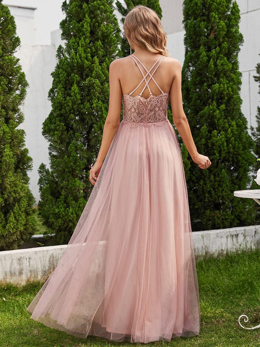 dark pink bridesmaid dress Simple V Neck Chiffon Long Prom Dress Custom Size / Dark Purple(As Picture) Hot Pink(For other colors 15 Gorgerous Pink Bridesmaid Dresses