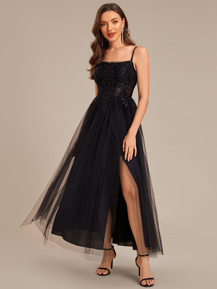 ROBE COCKTAIL BCBG MAX AZRIA - Noire Sans Manches Avec Applications, Mélange Soie, Taille 6, NEUVE Avec étiquettes