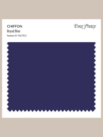 Ever-Pretty Chiffon Swatch #Color_Royal Blue