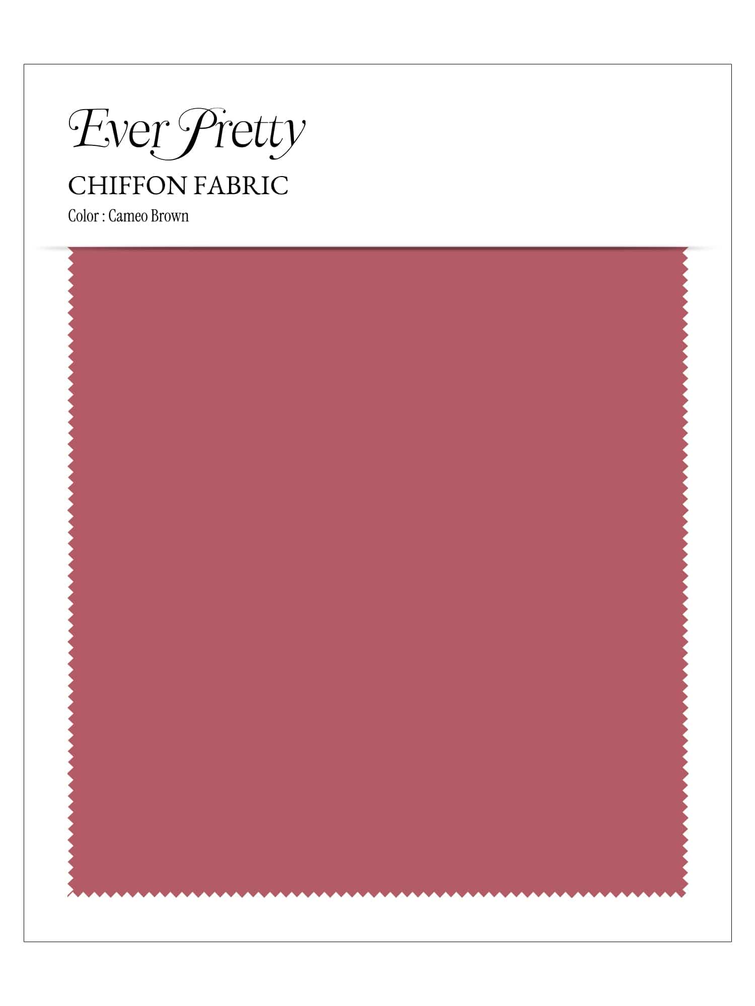Ever-Pretty Chiffon Swatch #Color_Cameo Brown