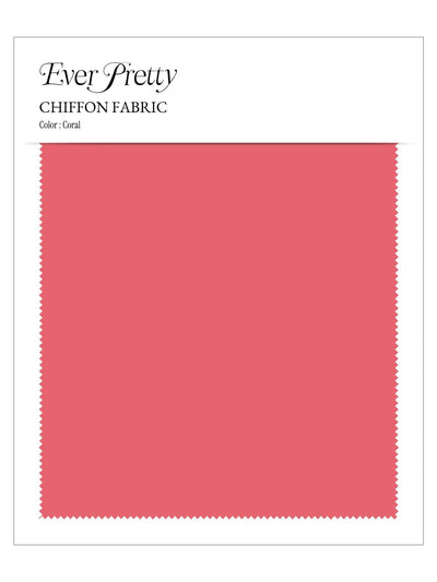 Ever-Pretty Chiffon Swatch #Color_Coral