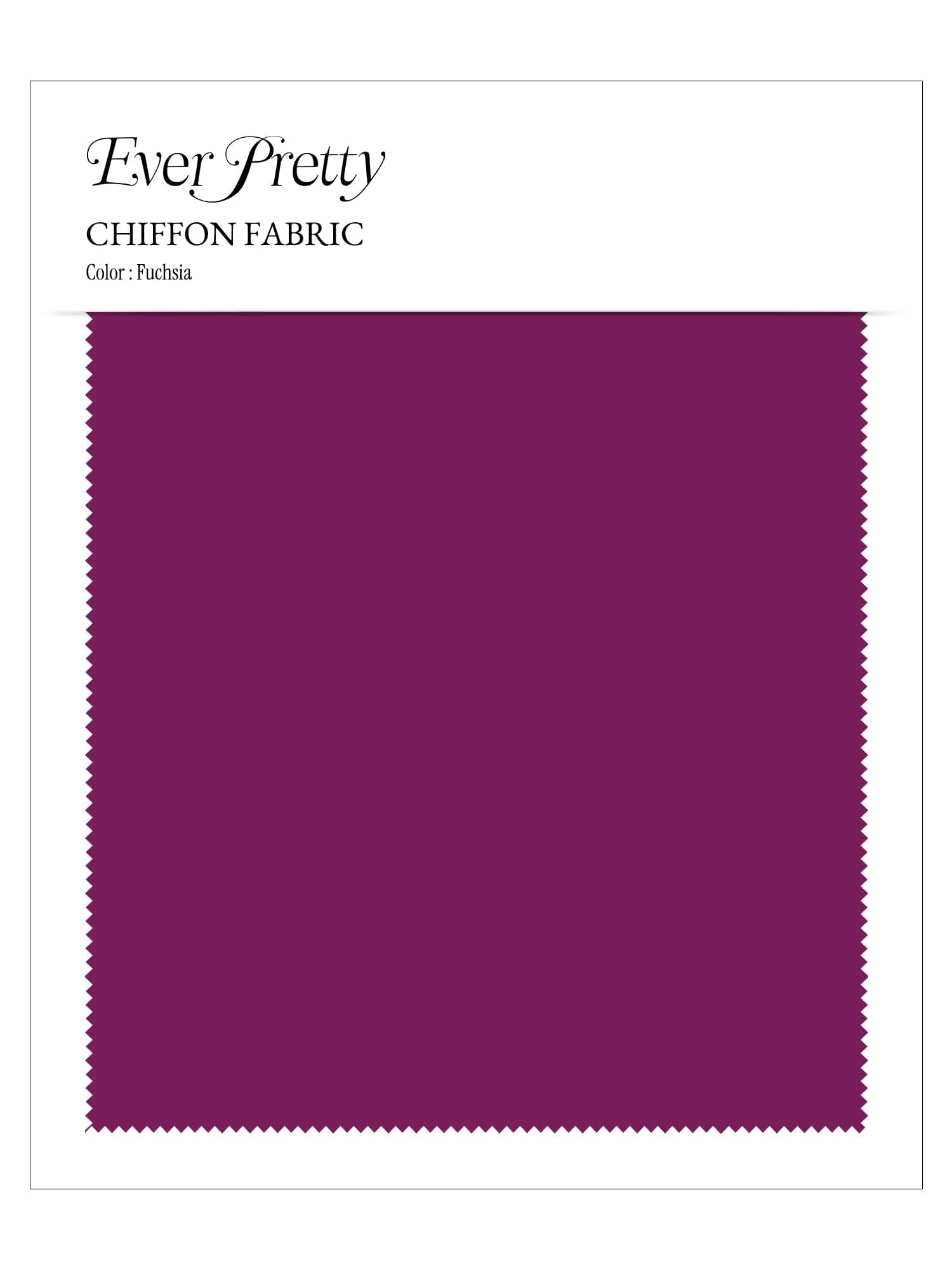 Ever-Pretty Chiffon Swatch #Color_Fuchsia