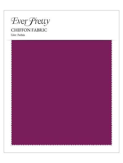 Ever-Pretty Chiffon Swatch #Color_Fuchsia