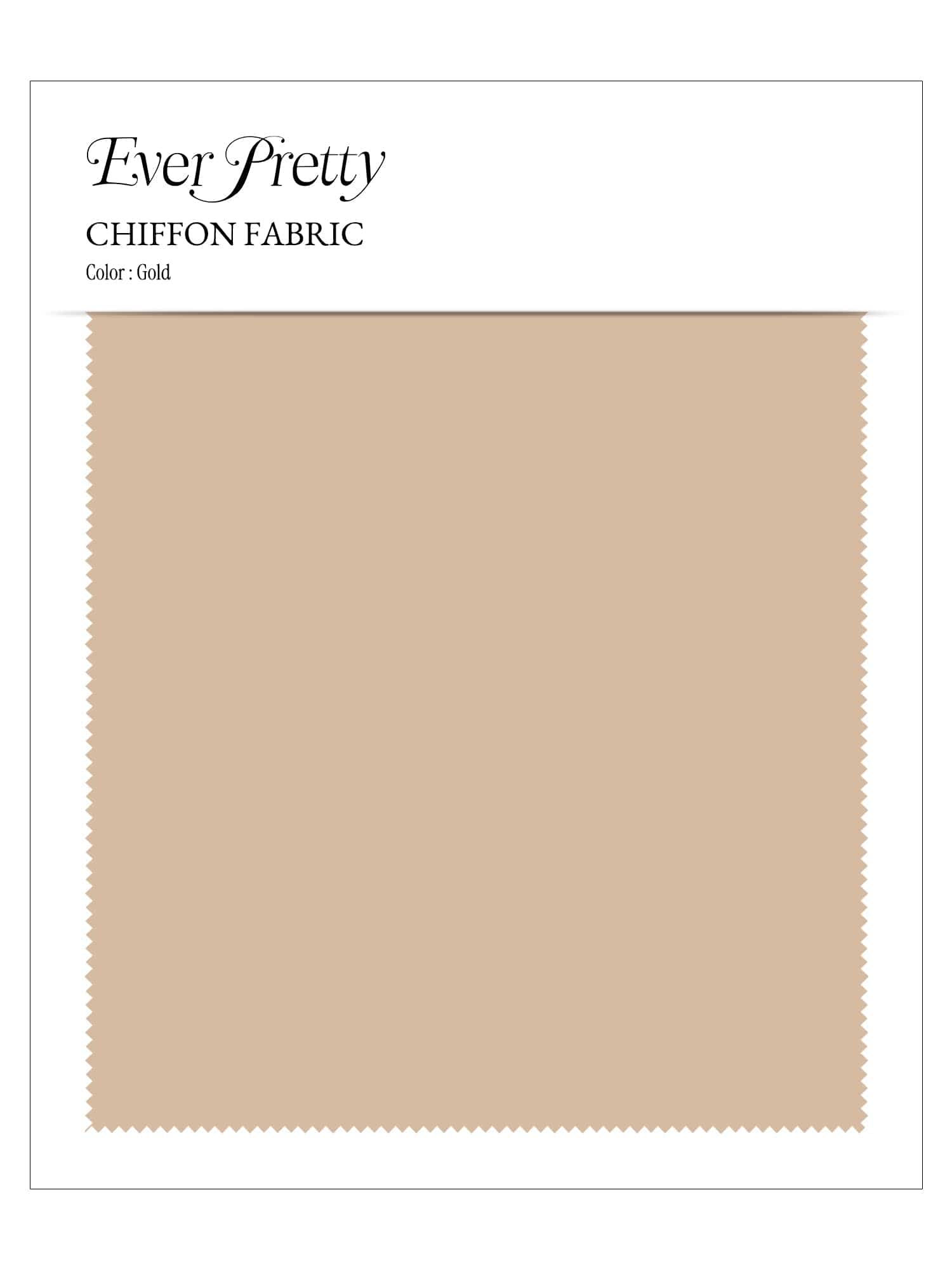 Ever-Pretty Chiffon Swatch #Color_Gold