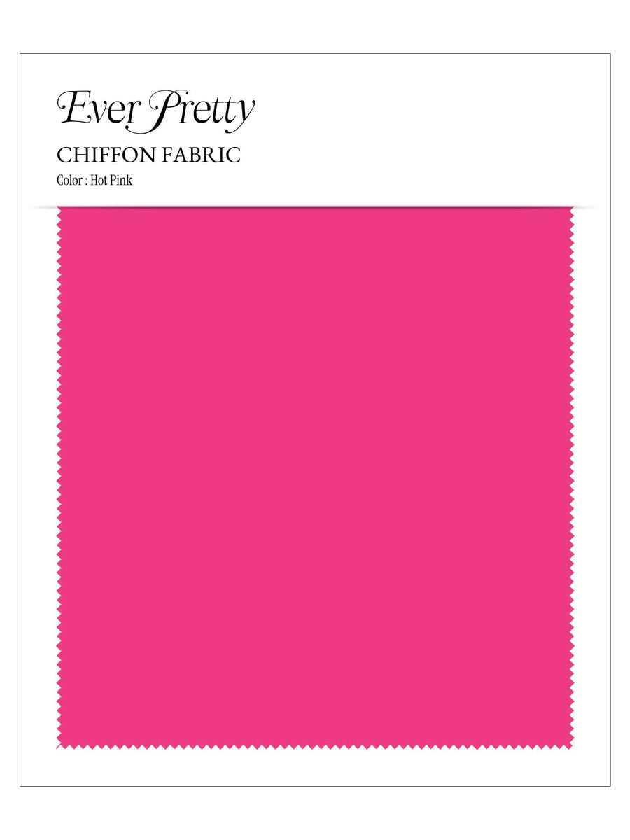 Ever-Pretty Chiffon Swatch #Color_Hot Pink