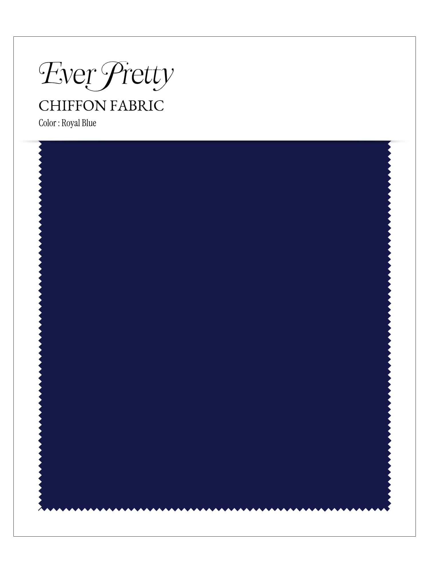 Ever-Pretty Chiffon Swatch #Color_Royal Blue