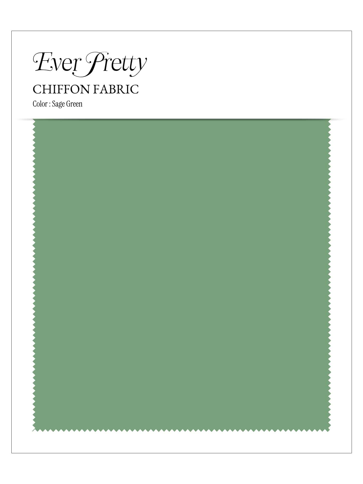 Ever-Pretty Chiffon Swatch #Color_Sage Green