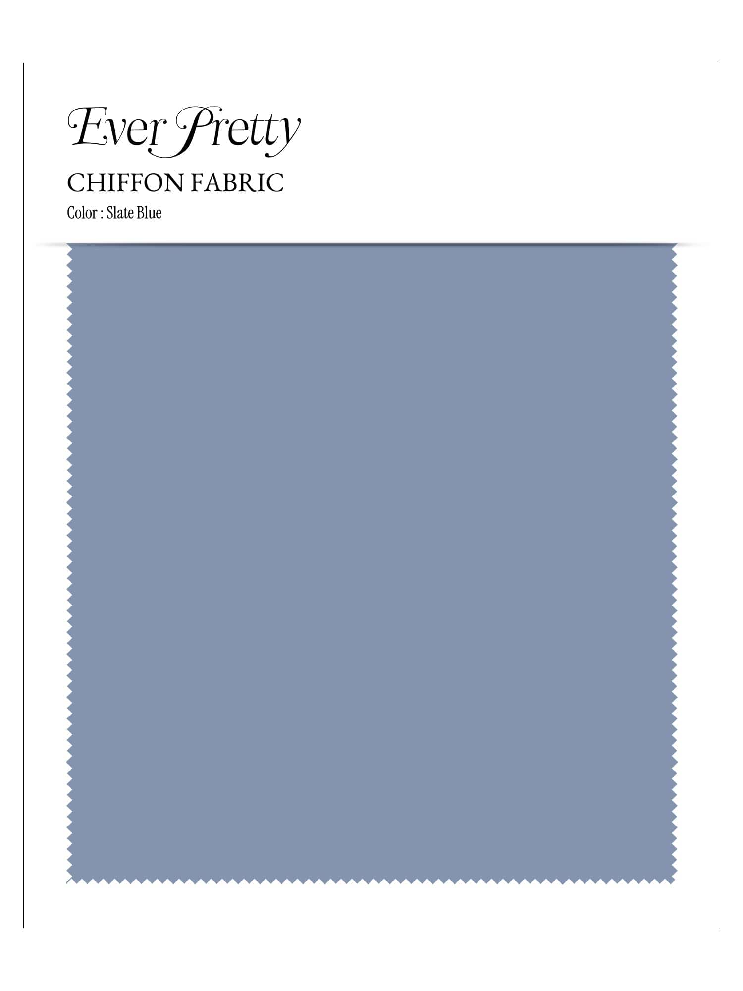 Ever-Pretty Chiffon Swatch #Color_Slate Blue