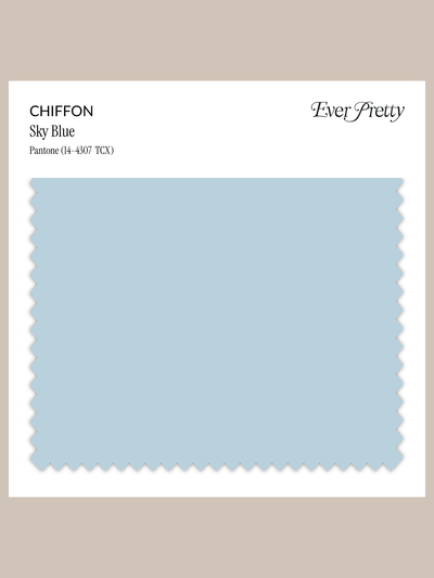 Ever-Pretty Chiffon Swatch #Color_Sky Blue