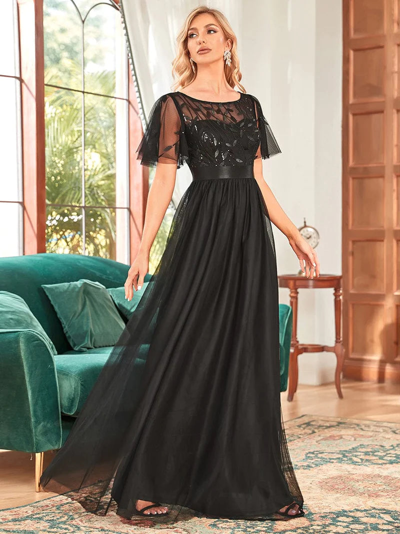 What Black Evening Dresses  Look Best on Different Body Types on Ever Pretty?