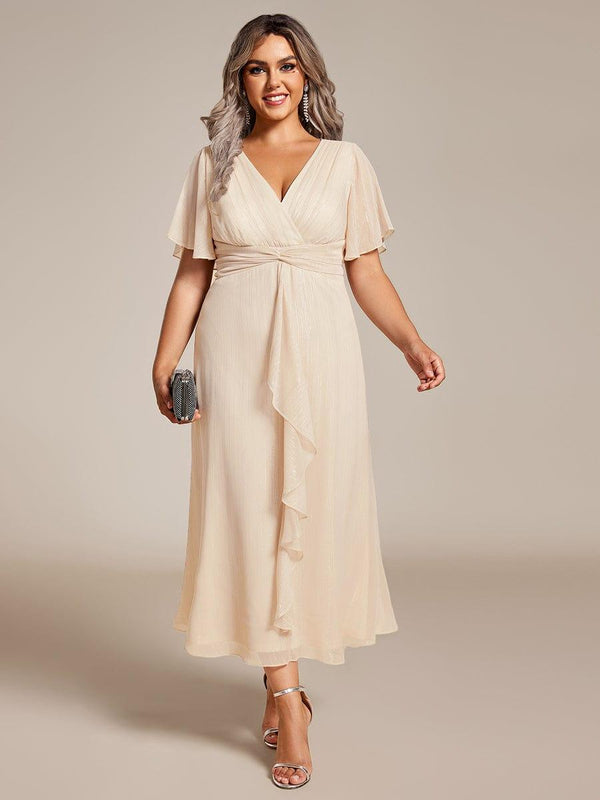 Silver Plus Size Wedding Guest Dresses: Shine in Every Stitch