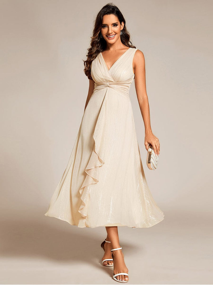 Simple Chiffon Bridesmaid Dress with Square Neck Cabernet