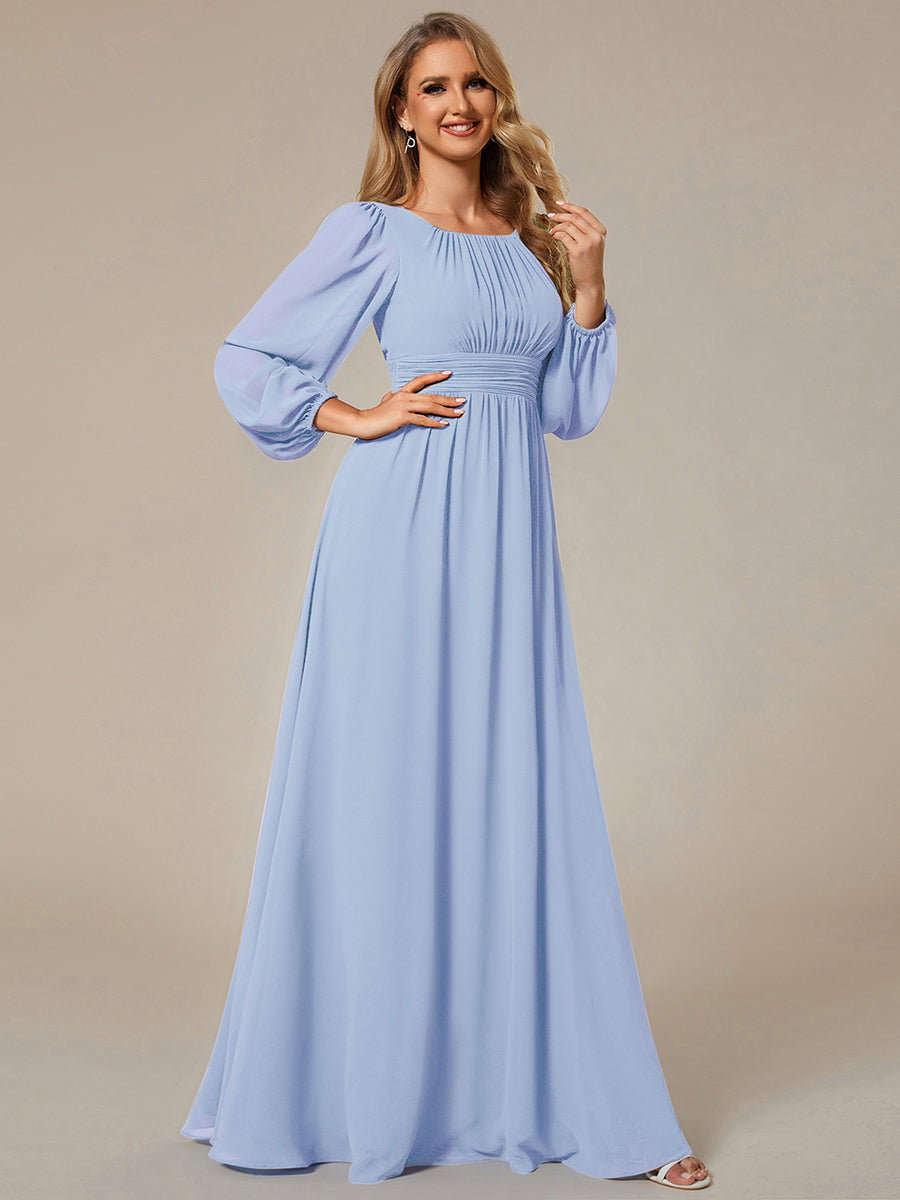 ever CELESTE|Chiffon High Empire Waist Puff Sleeve Mother Dress