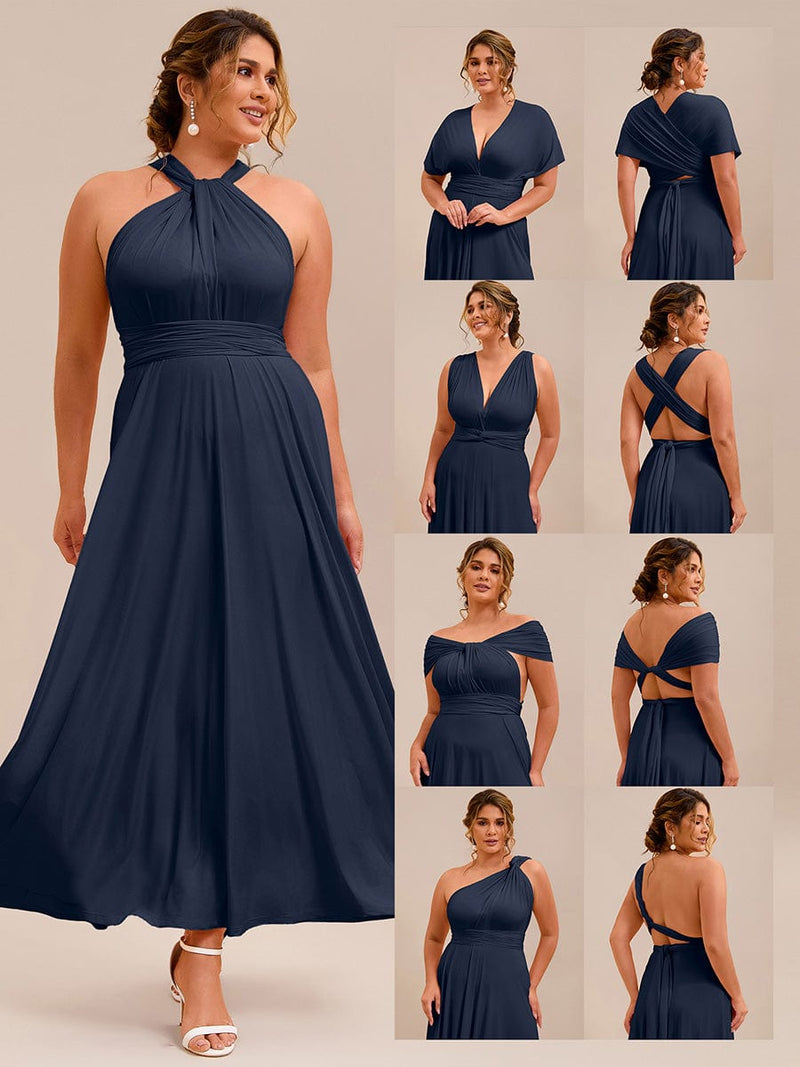 Versatile Convertible High Stretch Bridesmaid Dress