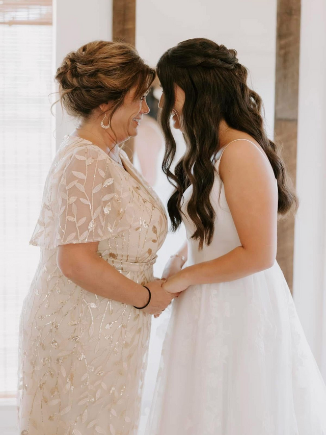 pretty DIONE|Fashion Plus Size V Neck Mermaid Sequin & Tulle Evening Dress Fan Photos 3
