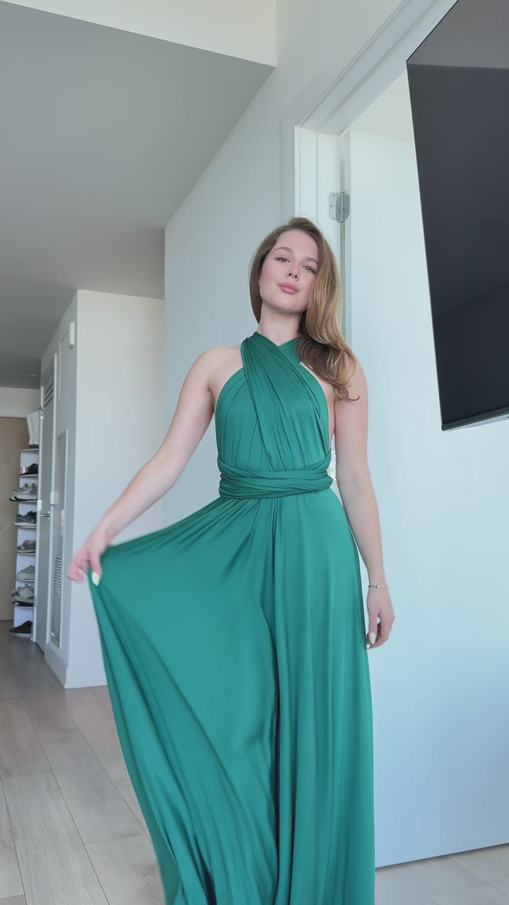 ever STYLES|High-Stretch Soft Versatile Convertible Bridesmaid Dress Fan Photos video 5
