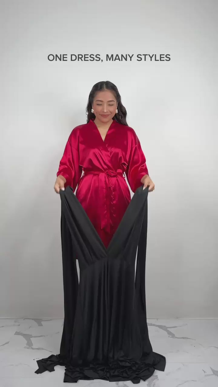 ever STYLES|High-Stretch Soft Versatile Convertible Bridesmaid Dress Fan Photos video 3