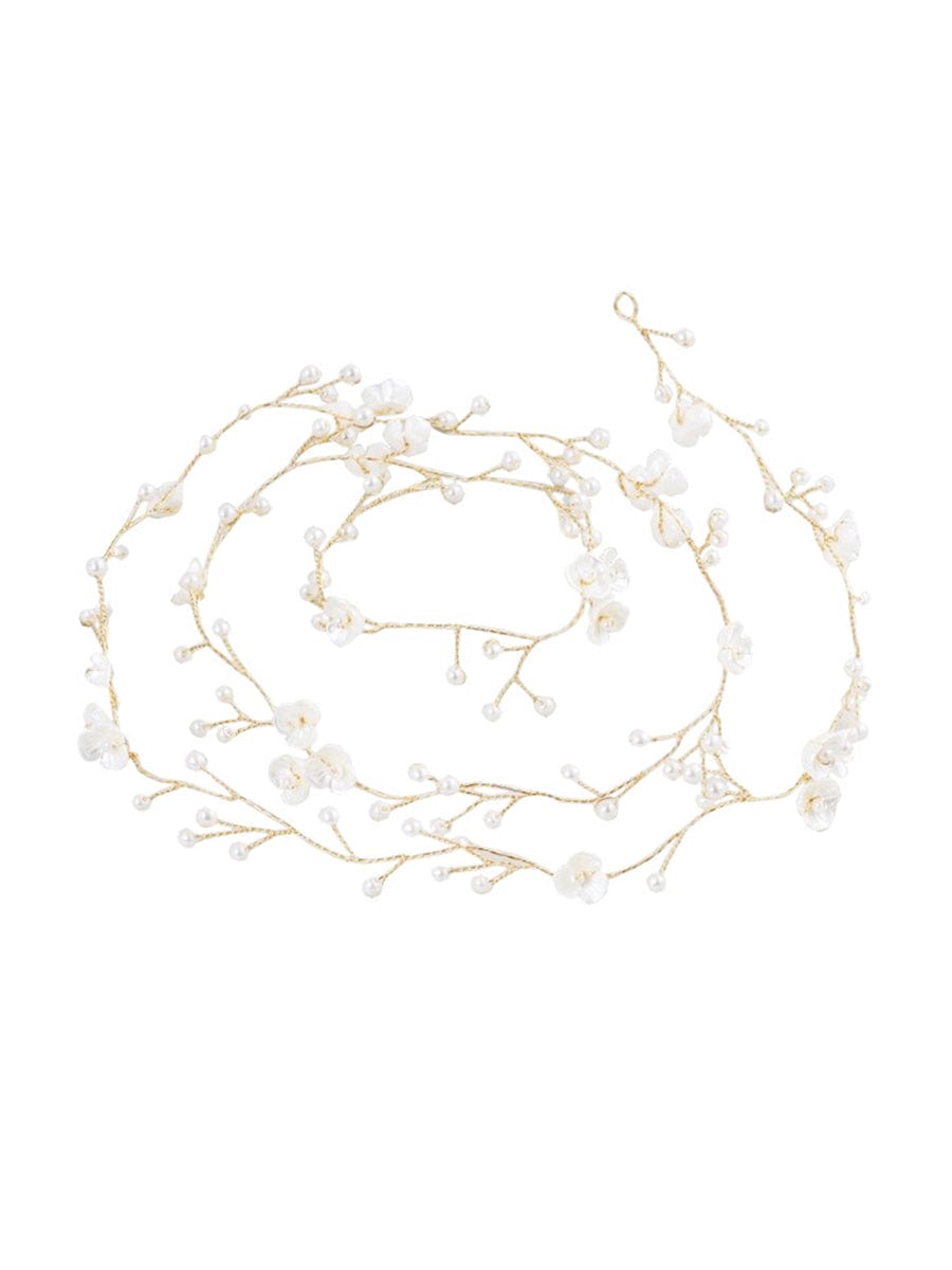1-meter Long Handmade Pearl Braided Headband High-end Accessories