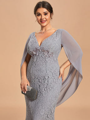 Custom Size Bodycon Lace Fishtail Long Mother of the Bride Dress