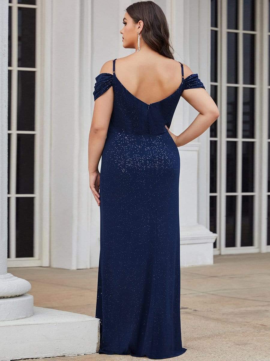 Custom Size Sexy High Slit Gala Formal Evening Dresses
