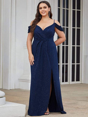 Custom Size Sexy High Slit Gala Formal Evening Dresses
