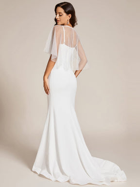 Custom Size Sweetheart Neckline Bodycon Floor Length Wedding Dress