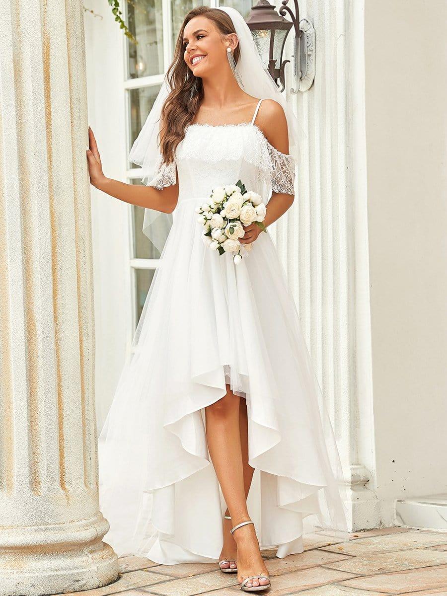 wedding dresses with low cut front Cream / 4 Size:Womens Small S2026 Wxirdiow Toddler Girls Clothes The shoulder offering a delicate and