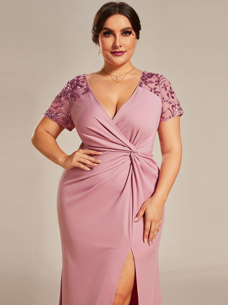 Sweethart Neck Short Bridemaid Dresses Moss Plus Size