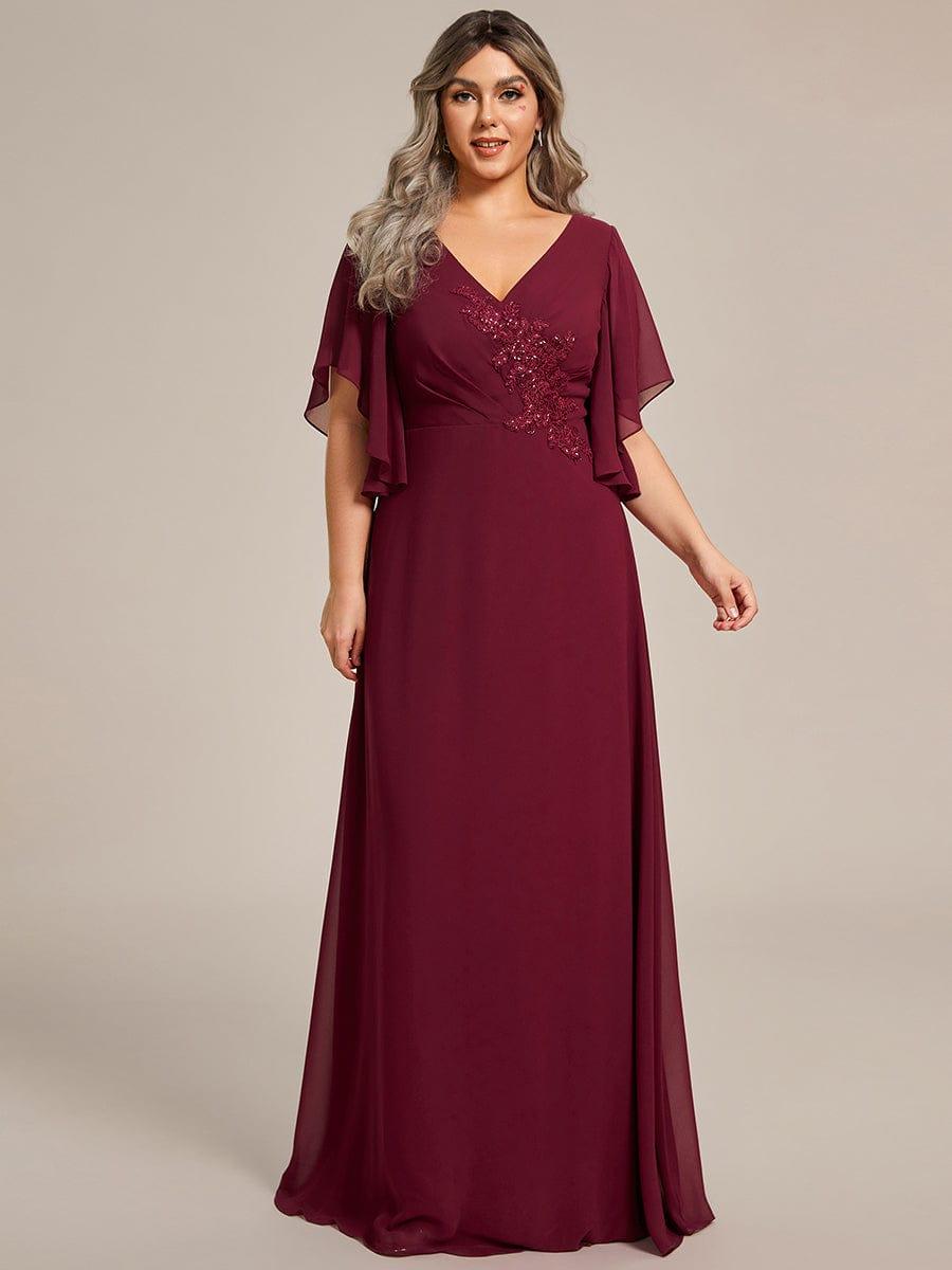 Chiffon Maxi Dress Ever-Pretty Women's Maxi Evening Dress - Chiffon With Applique, Round Neck, Ruffled Sleeves, Floor Length, Style 02960 Everpretty Dresses For Women Chiffon Maxi Dress Ever-Pretty Women's Maxi Evening Dress - Chiffon With Applique, Round Neck, Ruffled Sleeves, Floor Length, Style 02960 Everpretty Dresses For Women