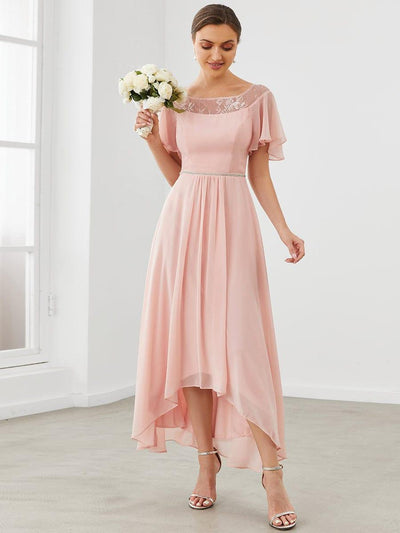 pink casual dress for sale Short Ruffled Floral Summer Dress PromGirl this romper offers a soft Pink Dresses On Sale -