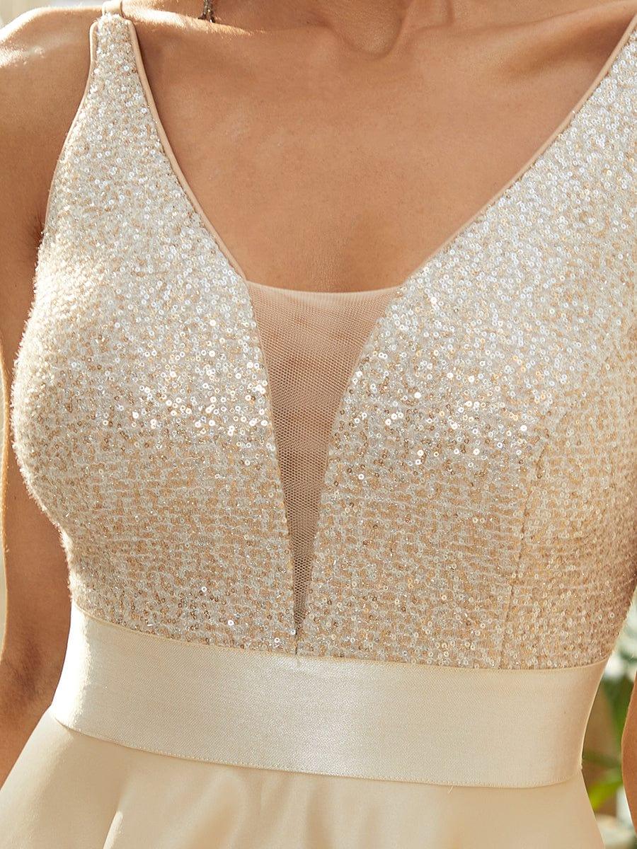 ever ALYNA|Sparkly Bodice High Low Prom Dresses for Women