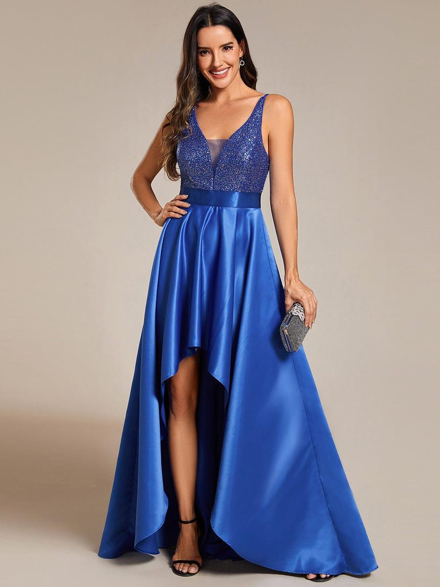 ever ALYNA|Sparkly Bodice High Low Prom Dresses for Women