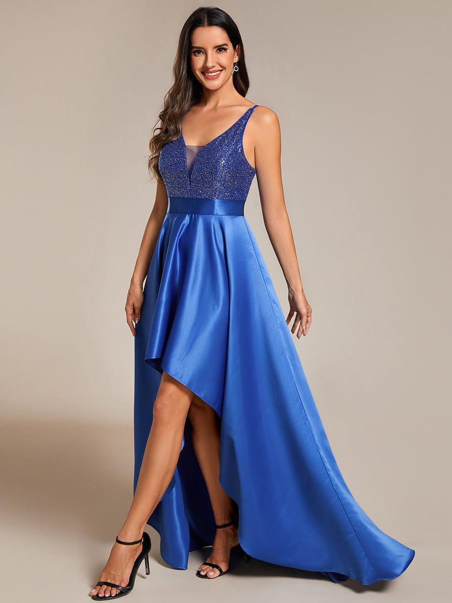 ever ALYNA|Sparkly Bodice High Low Prom Dresses for Women