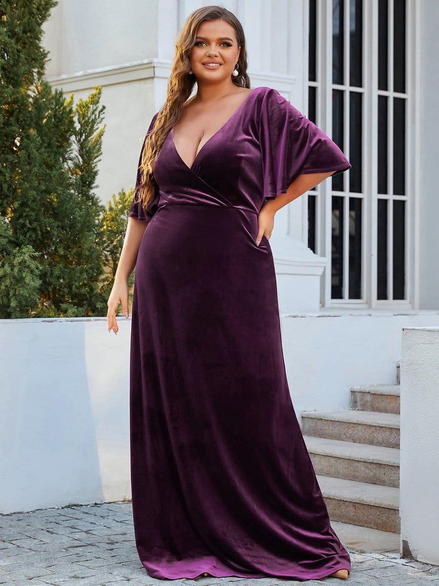 Plus size maxi evening gowns Clearance