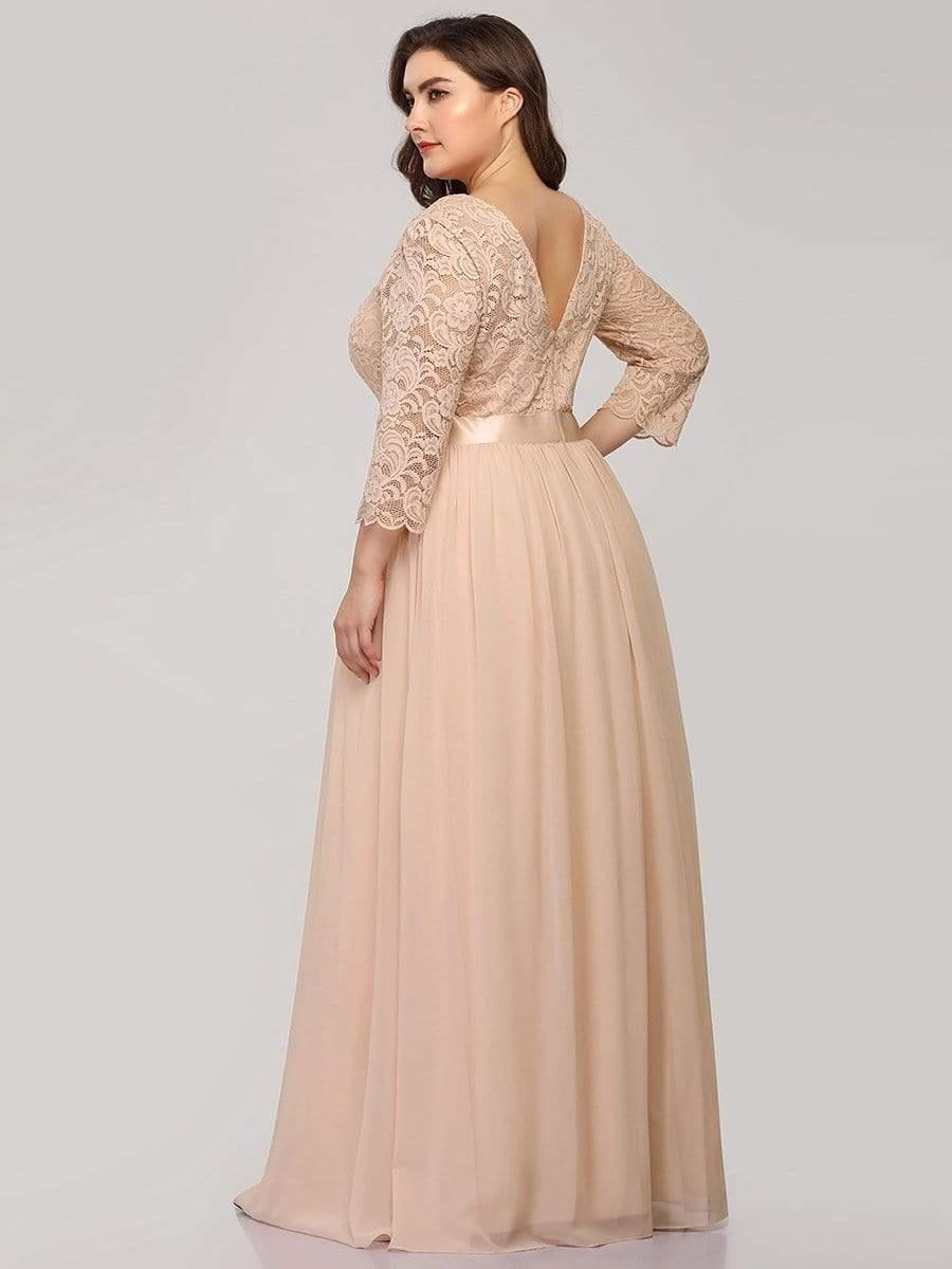 Champagne mother of the deals bride dress plus size