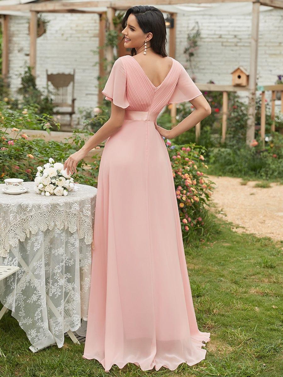 Pink Bridesmaid Gowns #style_EP09890PK