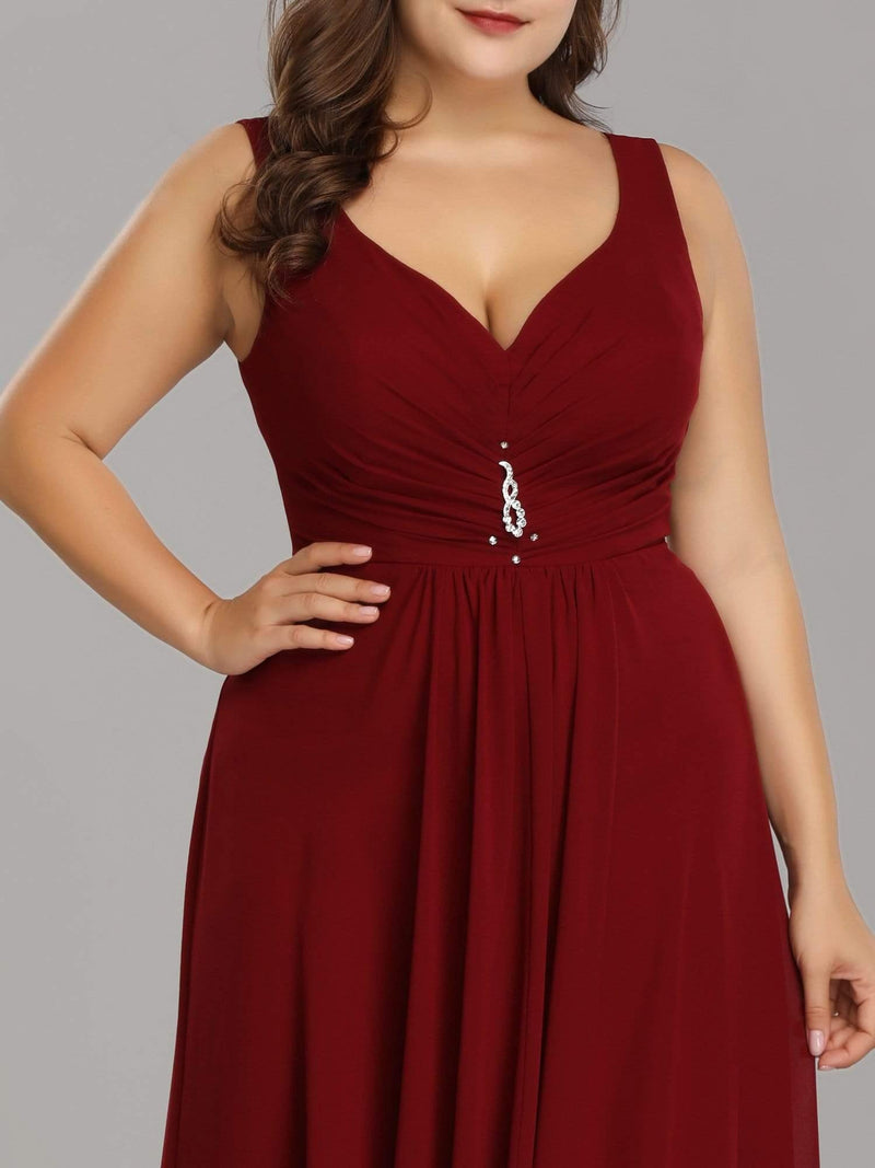 Plus Size Formal Chiffon High Low Cocktail Dresses EverPretty US