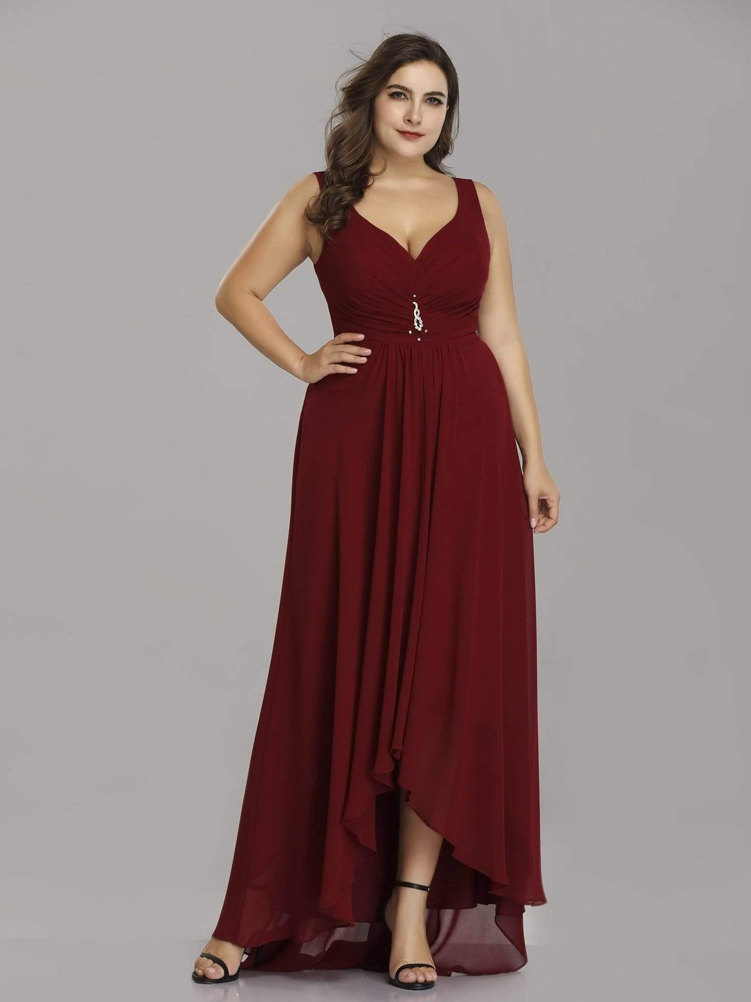 Plus Size Formal Chiffon High Low Cocktail Dresses Ever Pretty US