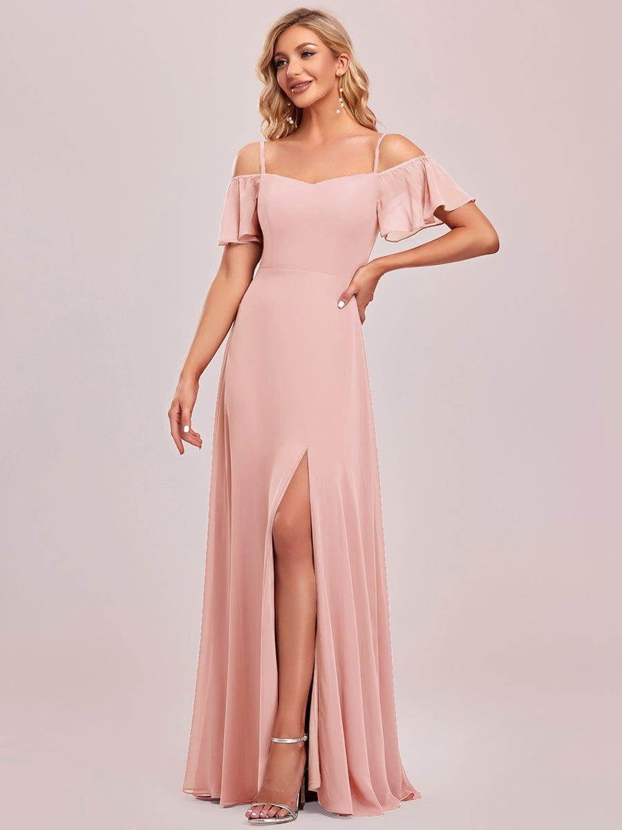 Pink Bridesmaid Gowns #style_ES00237PK