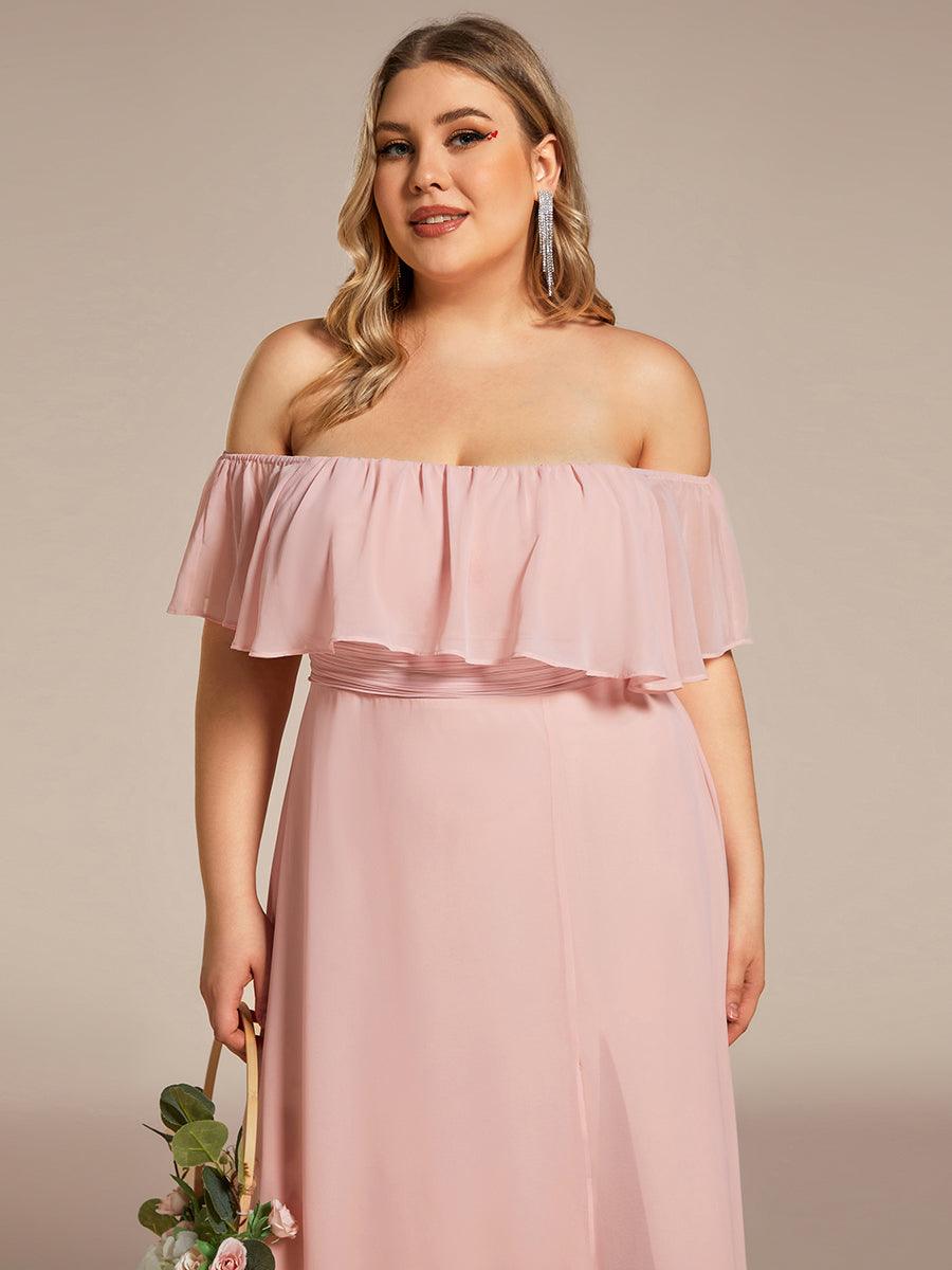 Pink Bridesmaid Gowns #style_ES00969PK