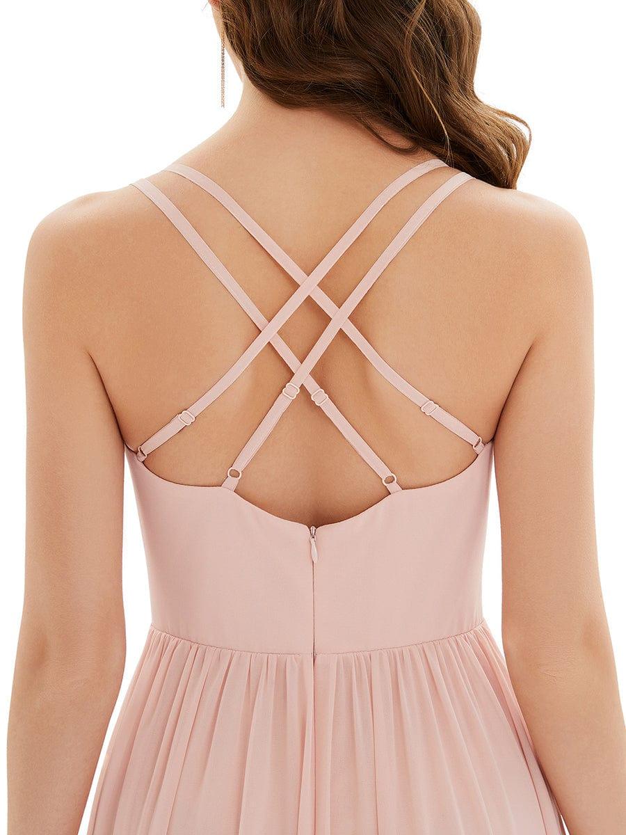 Pink Bridesmaid Gowns #style_ES01691PK
