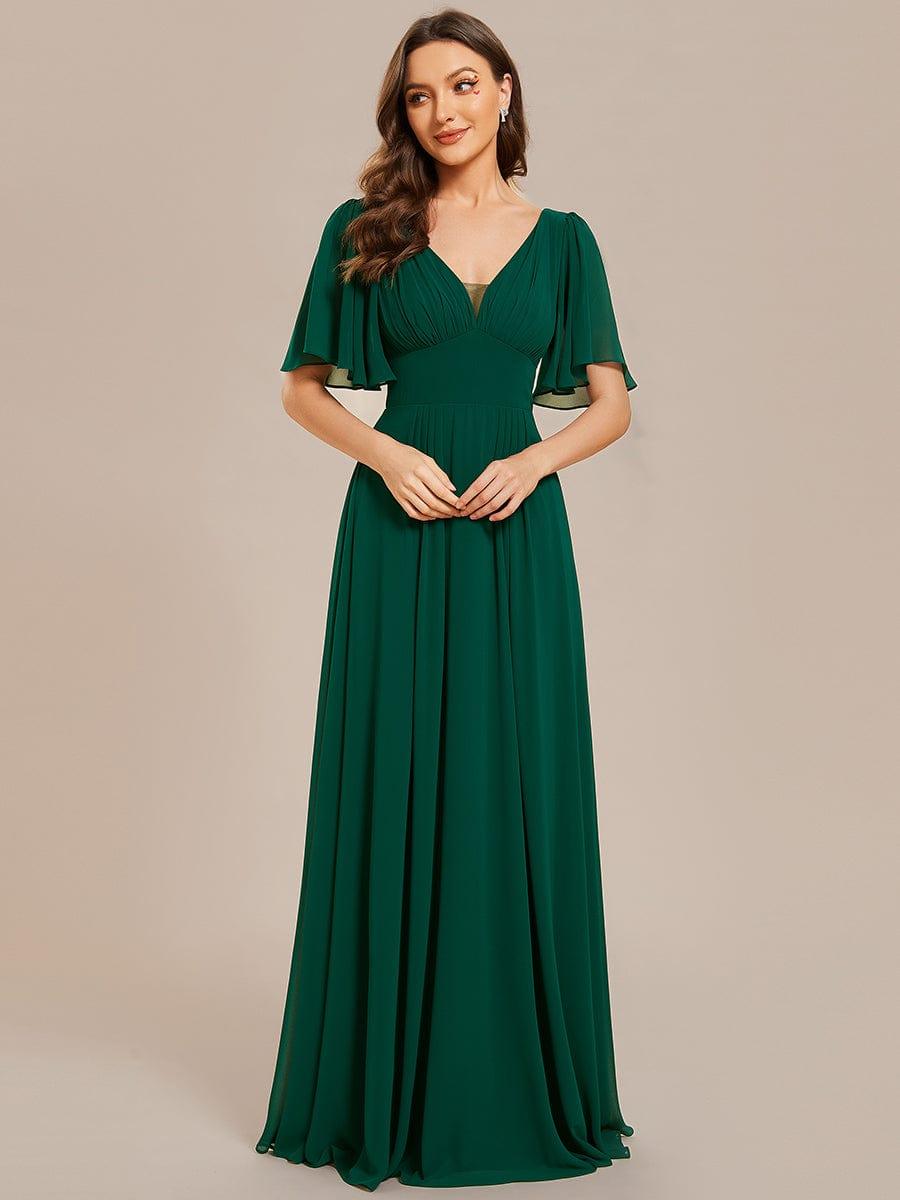 Emerald Green Prom Dresses Dark Green Slit Dress Elegant Peach Long Chiffon Bridesmaid Dresses With Lace Sleeves Dresses Emerald Green Prom Dresses Dark Green Slit Dress Elegant Peach Long Chiffon Bridesmaid Dresses With Lace Sleeves Dresses