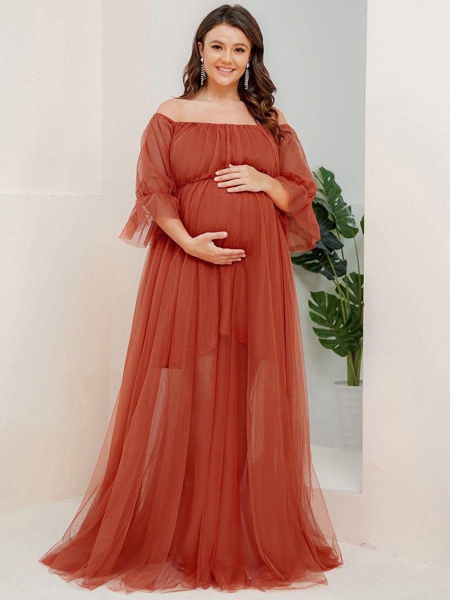 burgundy plus size maternity dress Light Teal / 24 making it perfect for Tulle_Layered_Dress READY TO Ship,village Belle Size:US4.5
