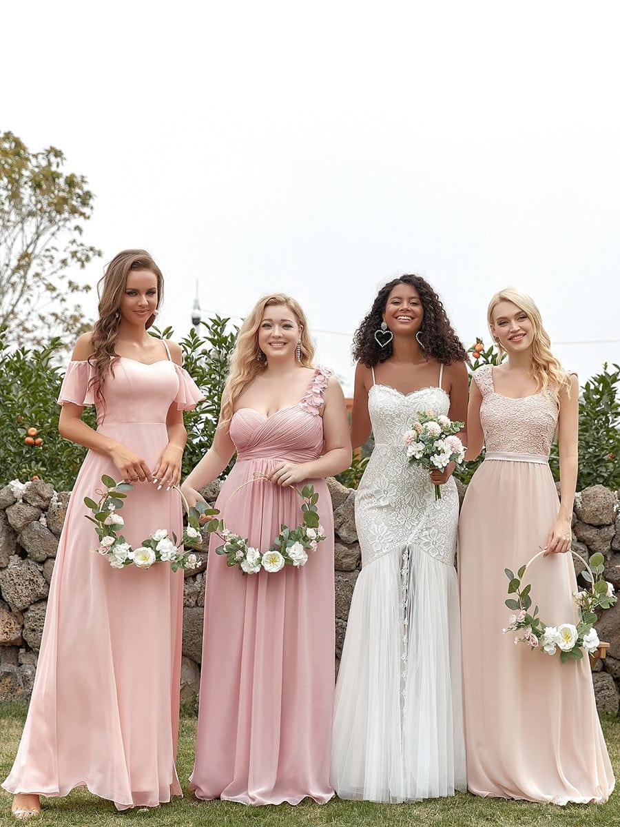 Spaghetti Strap Lace Backless Long Fishtail Wedding Dress Ever Pretty US
